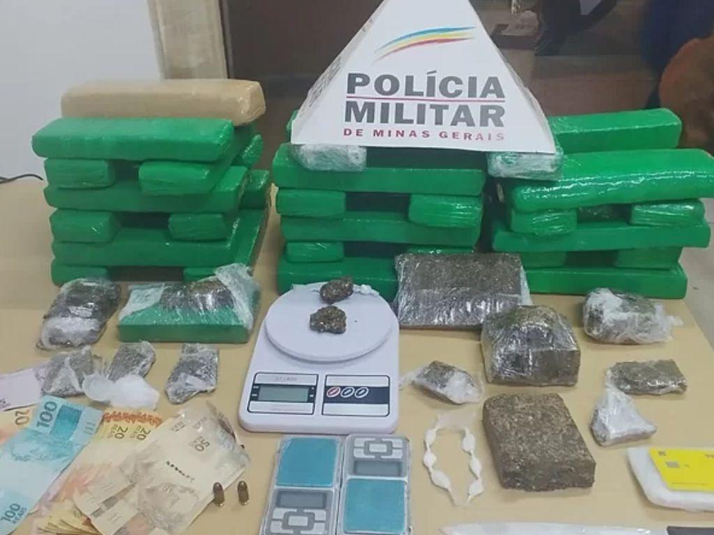 Polícia Militar apreende mais de 20 kg de maconha em Ipatinga