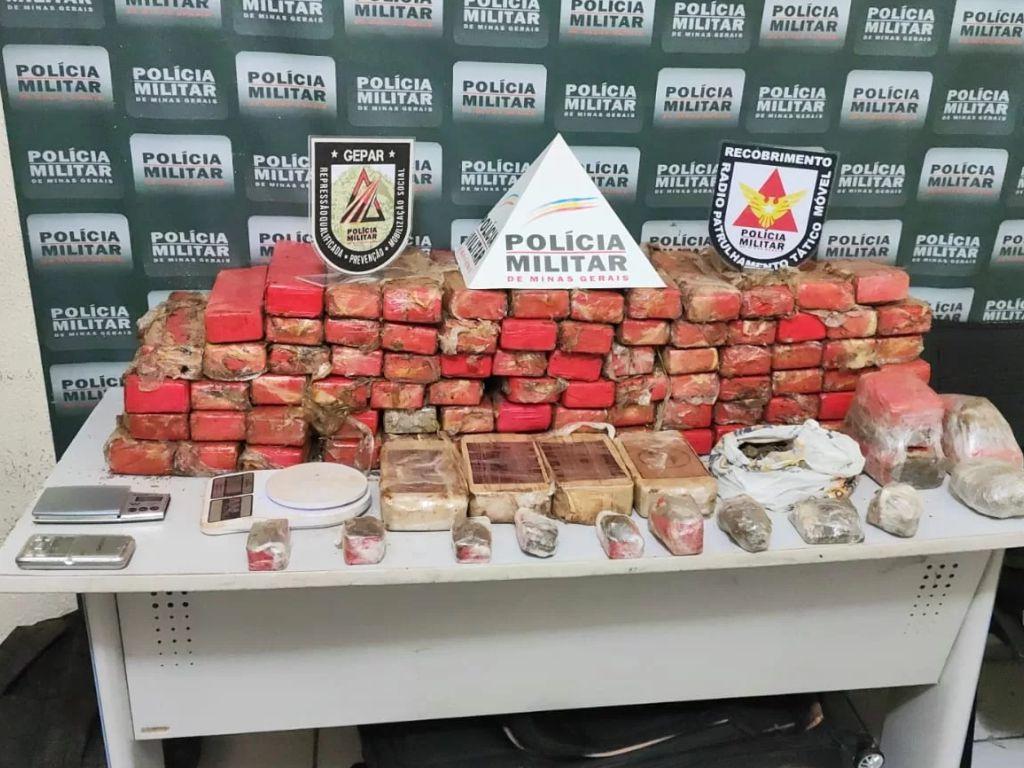 Polícia captura homem com mais de 100 kg de entorpecentes no bairro Santa Helena em GV