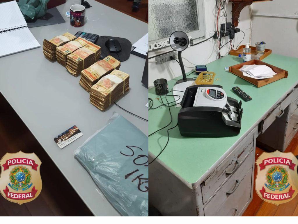Operação da PF resulta na apreensão de R$50 mil em residência utilizada como câmbio ilegal em Governador Valadares