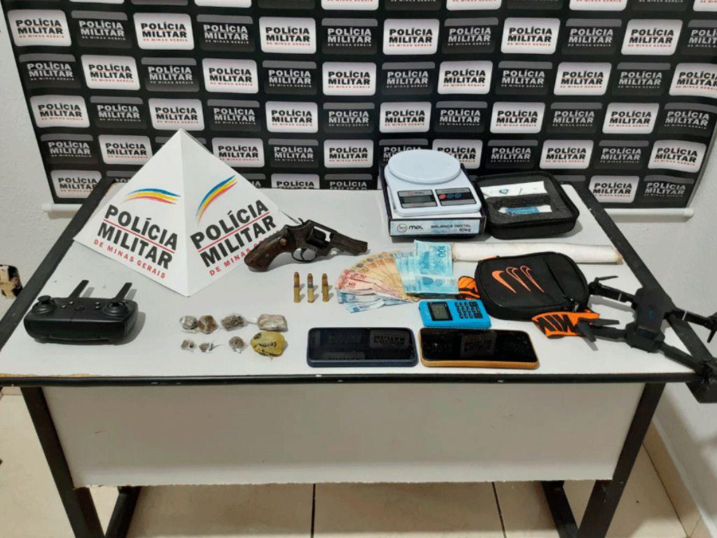 Três detidos por envolvimento em tráfico de entorpecentes e posse ilegal de arma de fogo