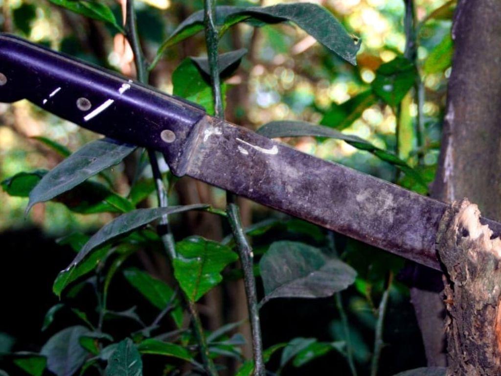 Homem desfere violentos ataques com facão contra companheira em Ipatinga»