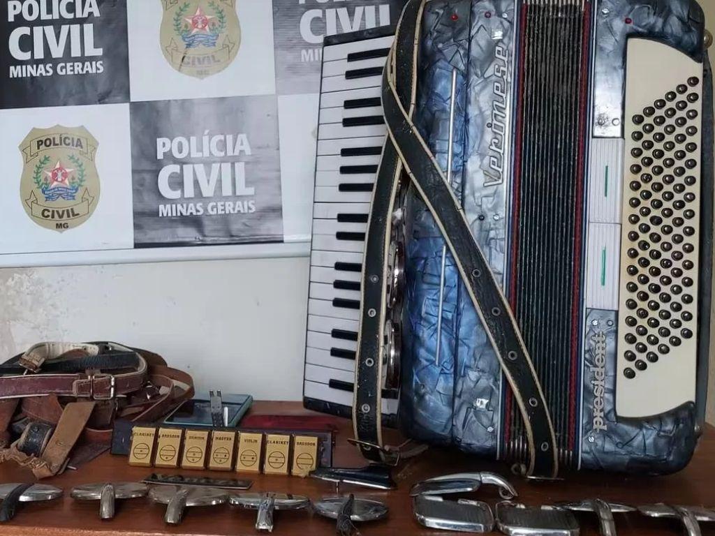 Homem é detido em Minas Gerais por série de roubos de sanfonas